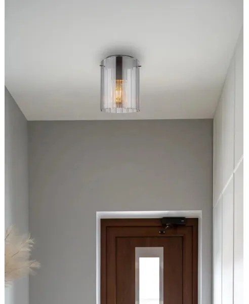 Globo 15904DS - Stropné svietidlo TULIVAR 1xE27/40W/230V pr. 18 cm šedá