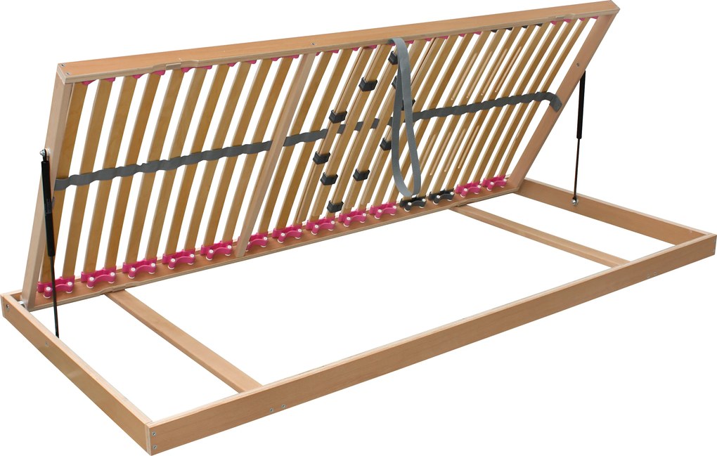 Drevočal Pevný lamelový rošt Dino Flex - bočný výklop Veľkosť: 200 x 90