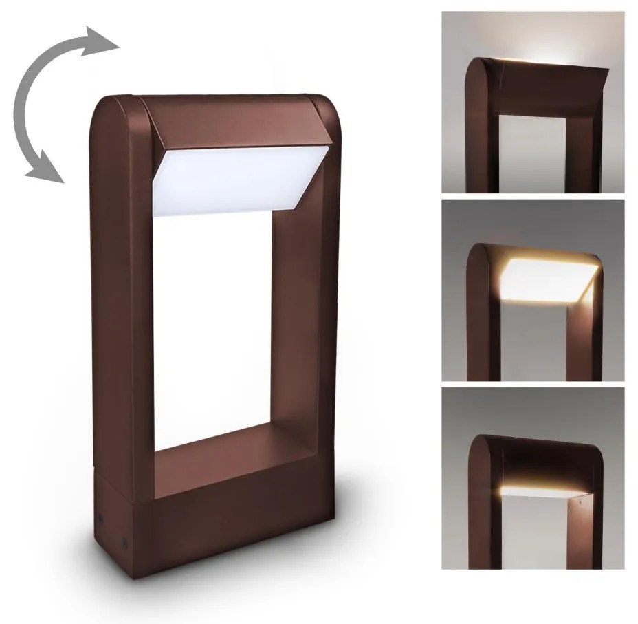 Brilagi - LED vonkajšia lampa CROTONE LED/7W/230V hnedá IP54 30 cm