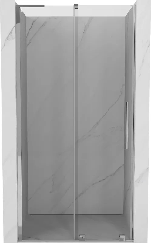 Mexen Velar L, posuvné sprchové dvere do otvoru 120 cm, 8mm číre sklo, chrómová, 871-120-003-01-01