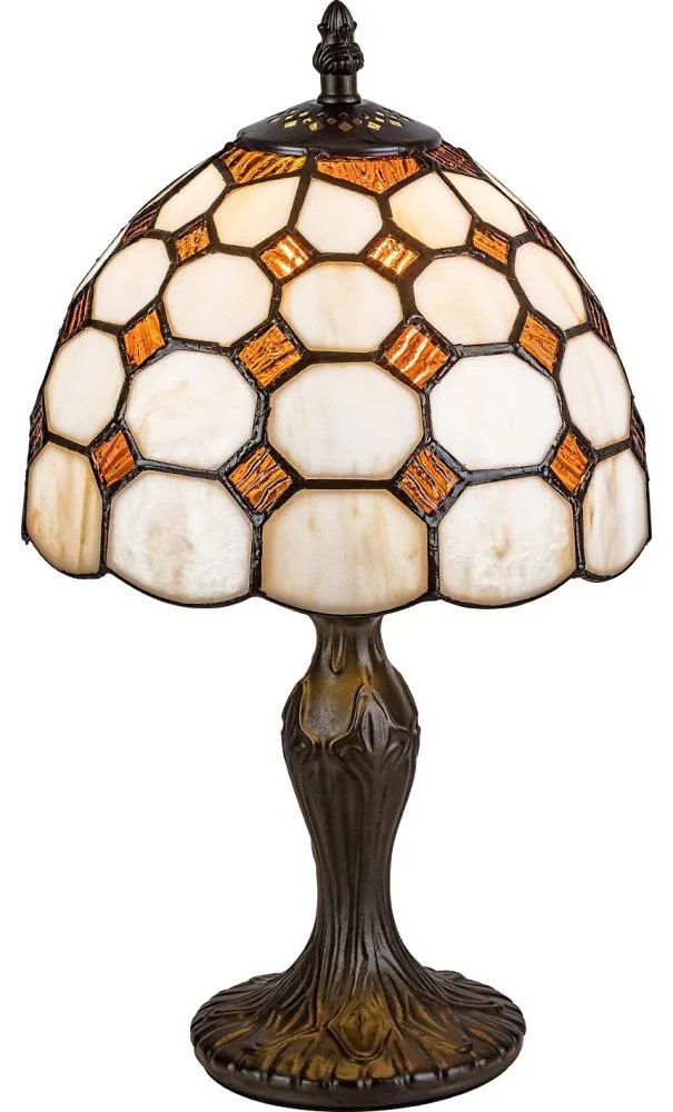 Brilagi - Tiffany vitrážová stolná lampa DORAN 1xE14/40W/230V
