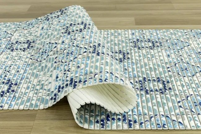 Kúpelňová penová rohož Softy-tex 828 modrá