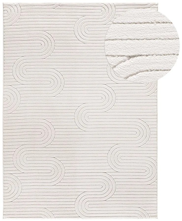 Krémovobiely koberec 120x170 cm Estilo – Universal
