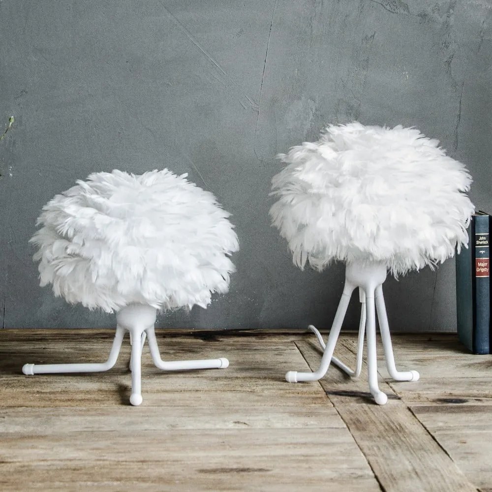 Biely polohovací stojan tripod na svietidlá UMAGE, výška 18,6 cm