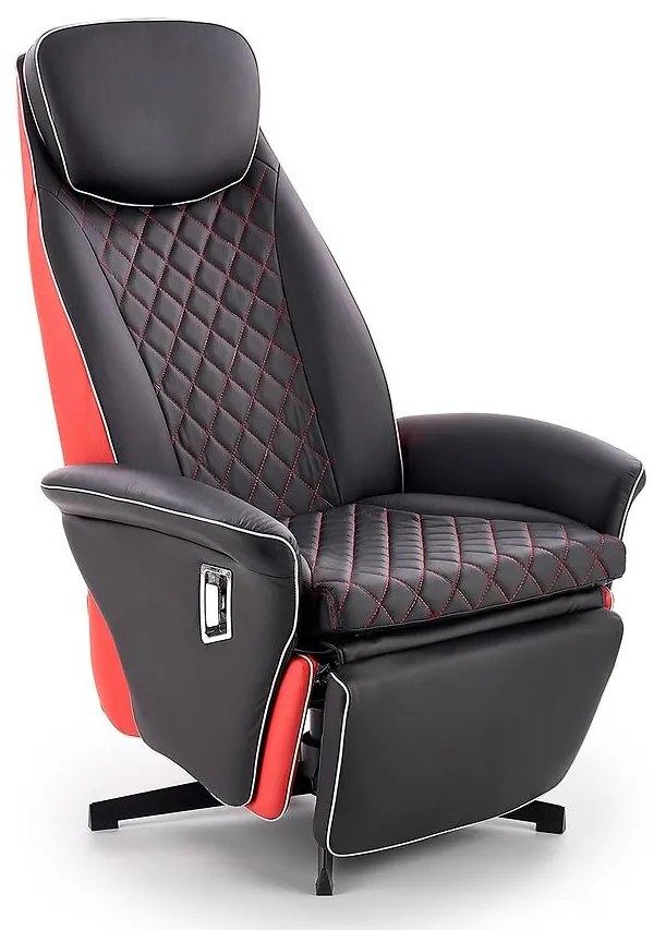 Kreslo Camaro čierna-červená