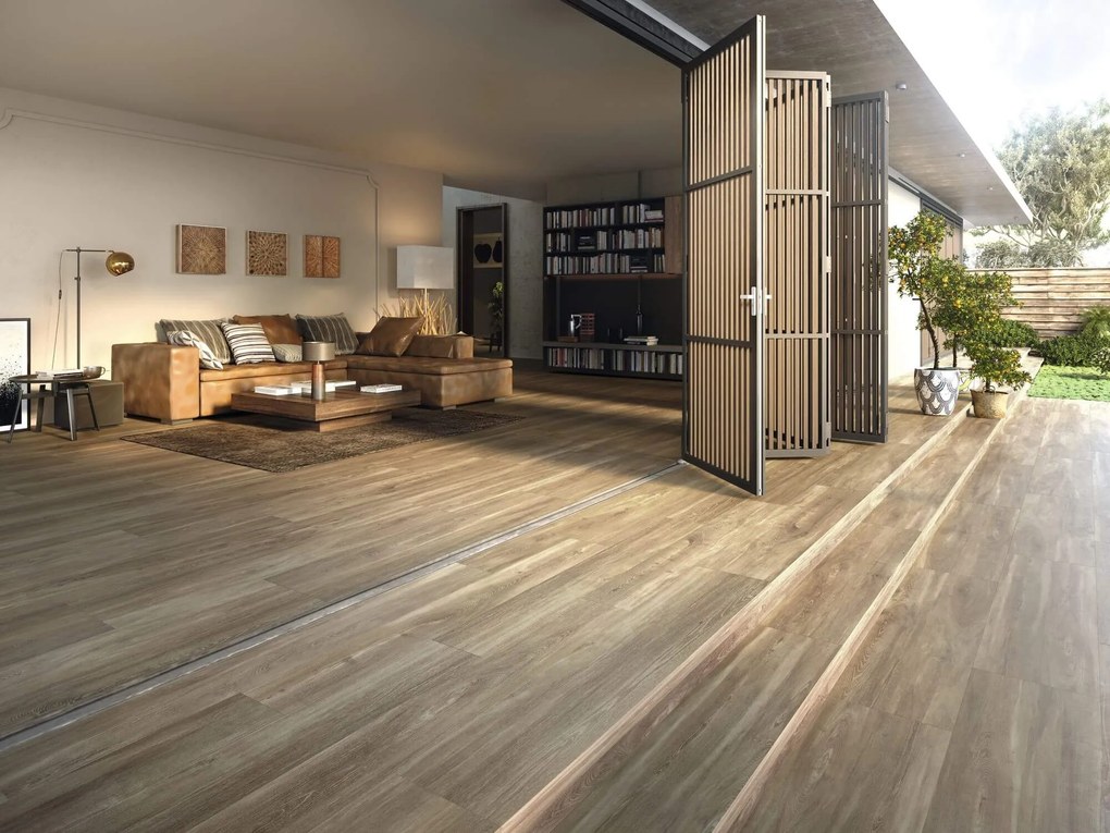 Dlažba Belfast Walnut 26x160 R