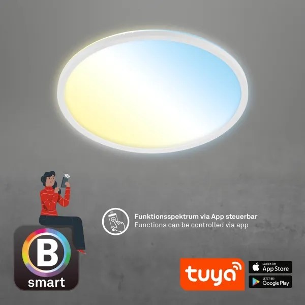 Brilo - LED Stmievateľné stropné svietidlo SLIM LED/22W/230V Wi-Fi Tuya + DO