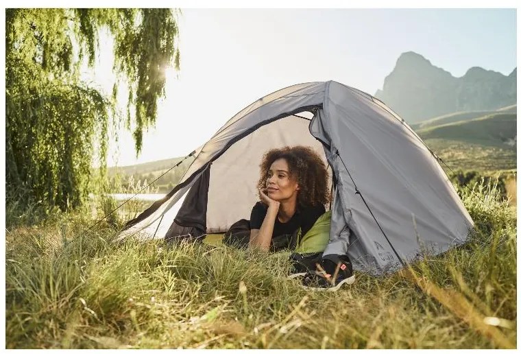 Crivit Kempingový stan pre 2 osoby (sivá)  (100388738)