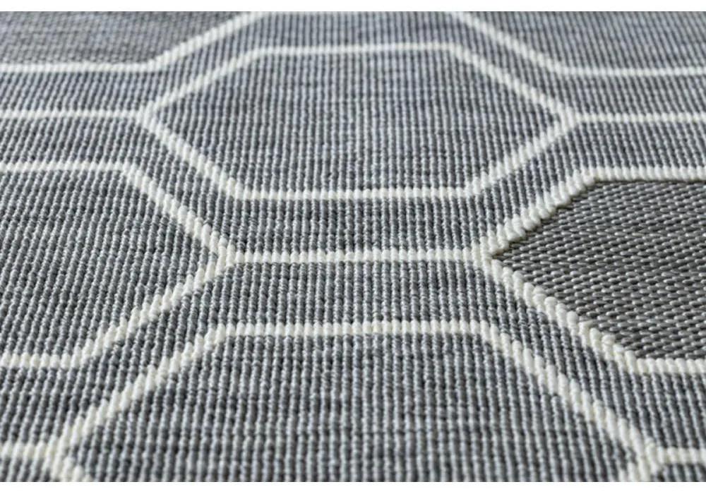 Kusový koberec Hexa šedý 80x150cm