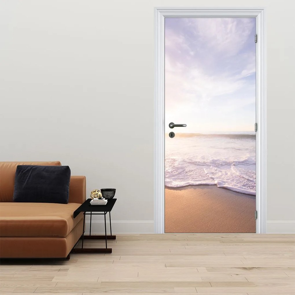 Fototapeta na dvere - Piesočná pláž (95x205cm)