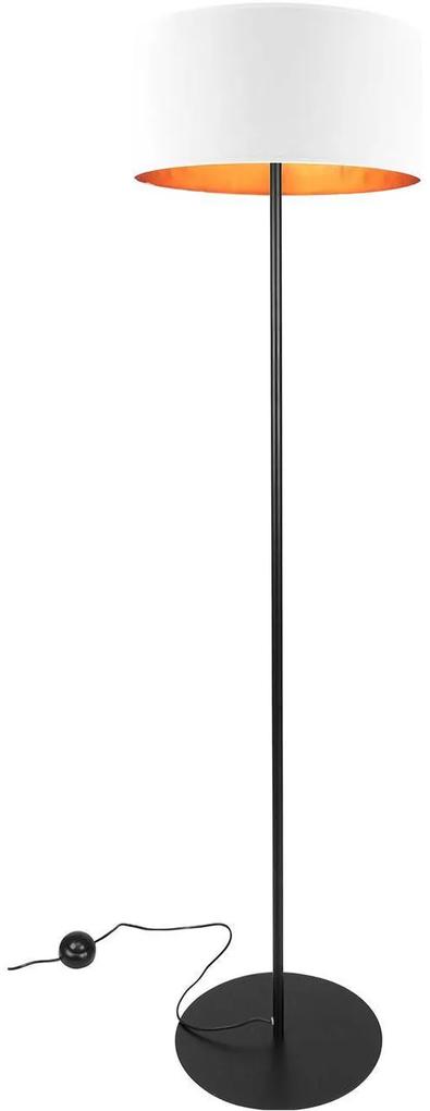 Podlahová lampa SHADE, 1x textilné tienidlo (výber zo 4 farieb), (výber z 3 farieb konštrukcie), (fi 40cm), G