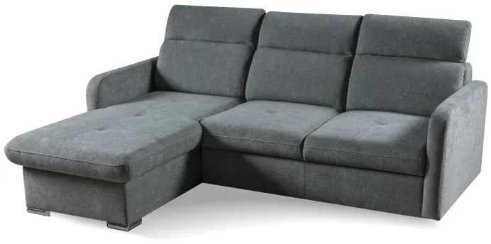 Rohová sedacia súprava Emily, sivá (tatum 279)