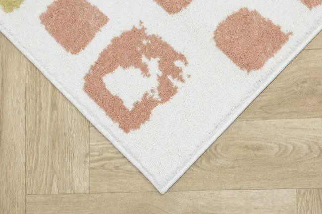 Detský koberec LIMA M038A krémový / ružový