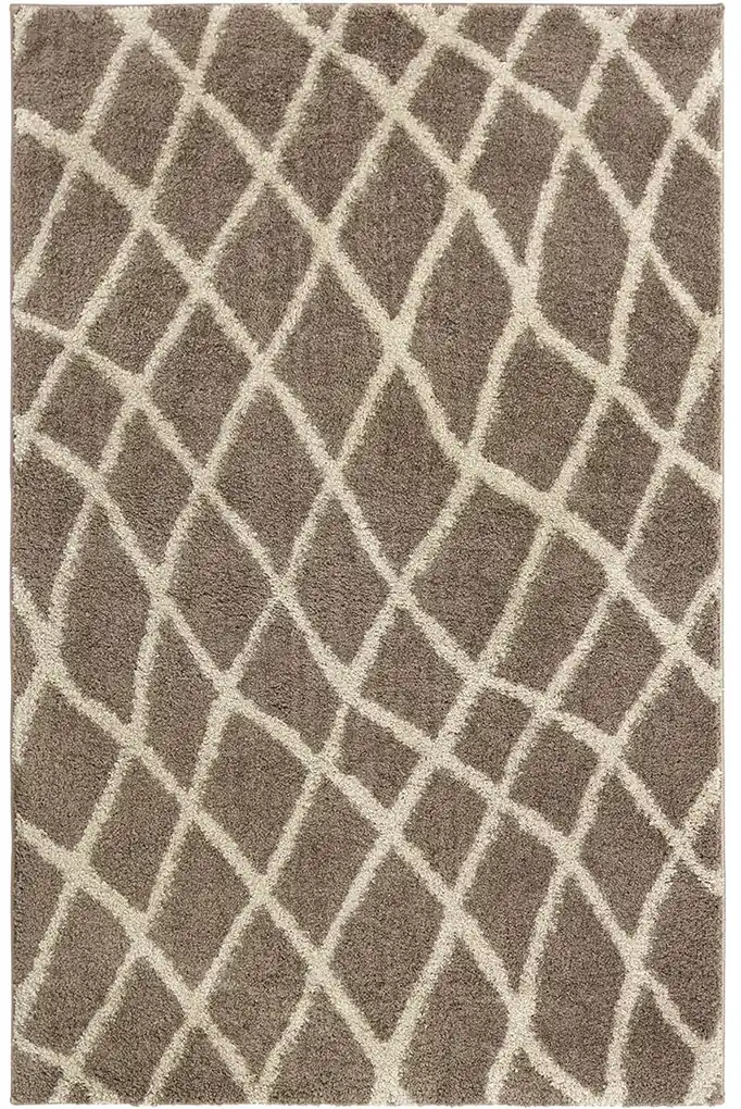 Koberce Breno Kusový koberec NANO SHAG 625/GY6D, hnedá, viacfarebná,100 x 150  cm | BIANO