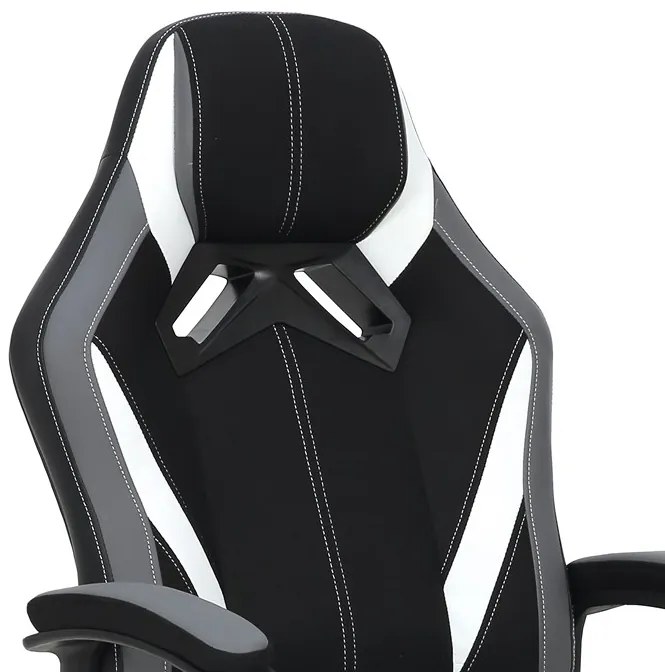 BONTEC Herné kreslo, hojdací mechanizmus, čierna látka, KA-Y326 GREY Farba: Čierna