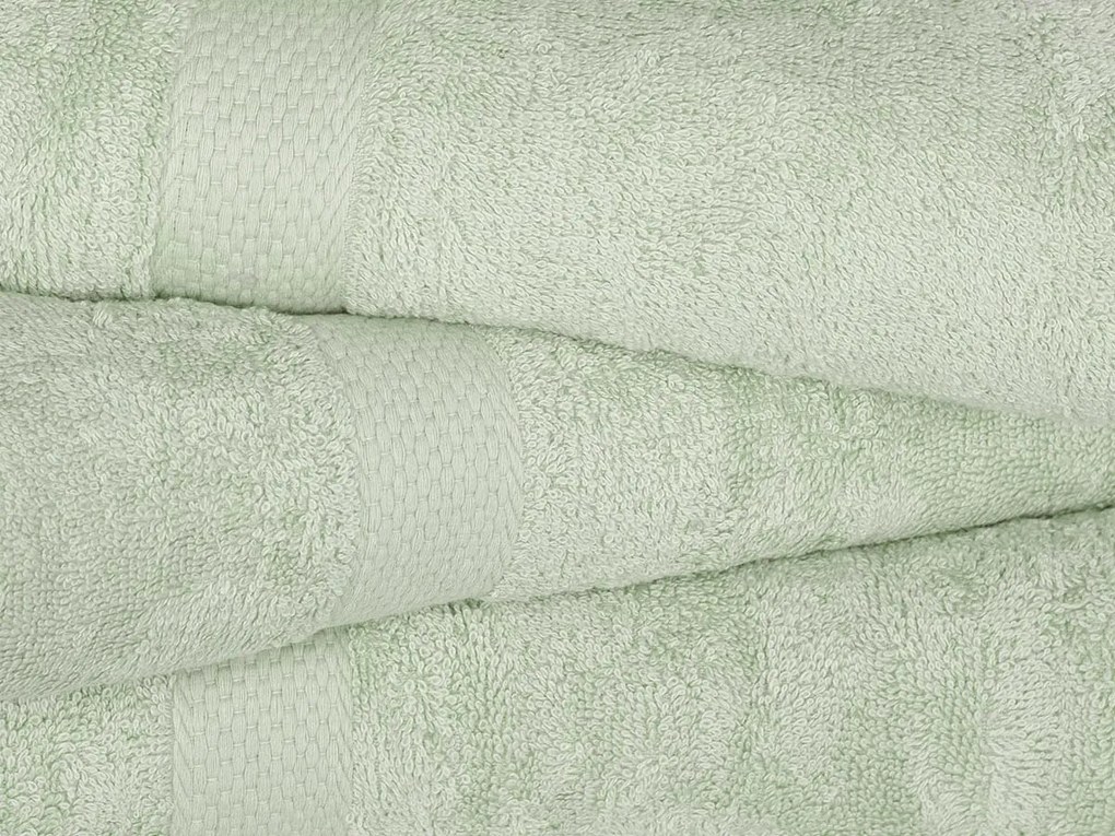 XPOSE® Froté uterák VERONA - svetlo zelený 50x90 cm