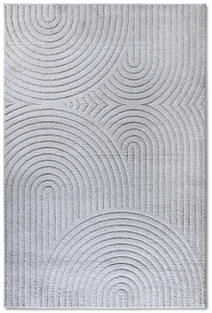 Kusový koberec New York 106205 Light Grey, 120x170, šedá, obývacia izba, ELLE Decoration