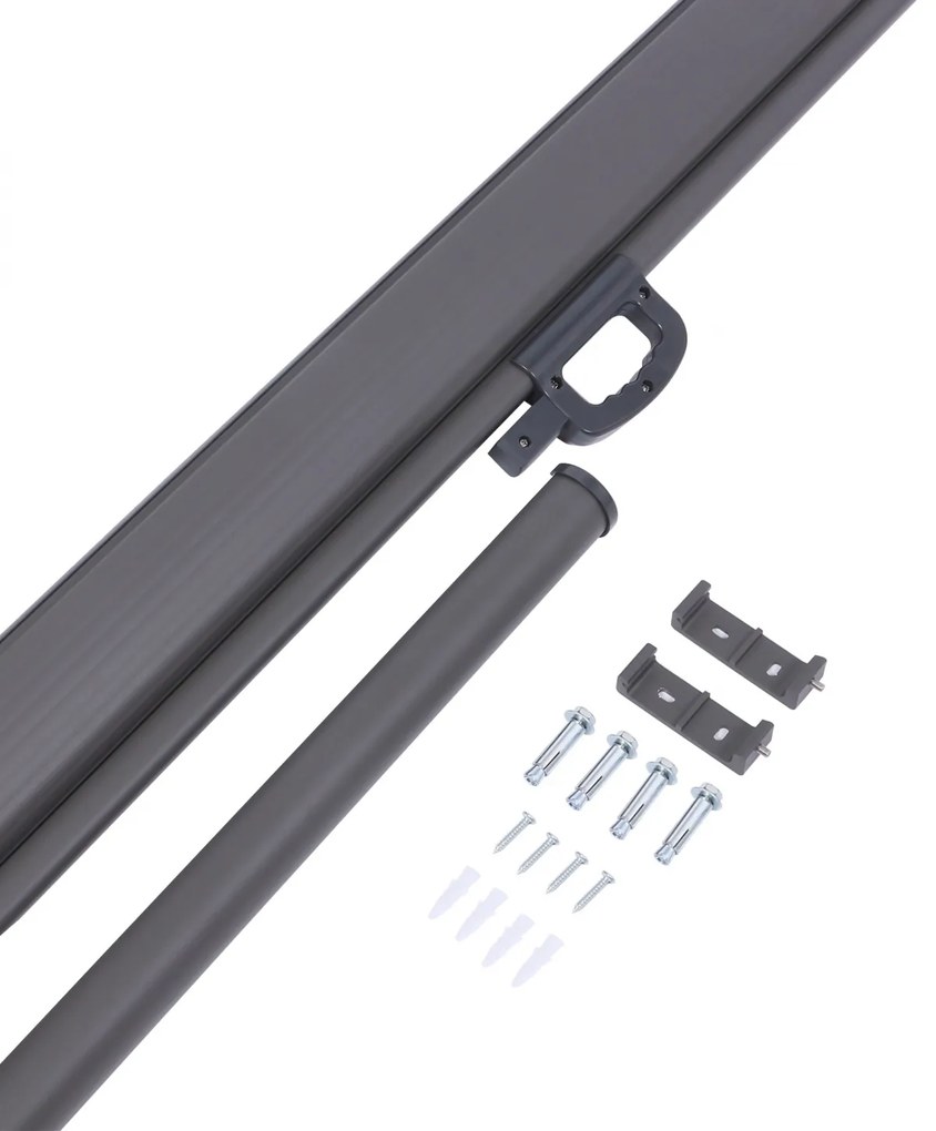 Bočná markíza Lovington - 180 x 300 cm, hliník - Krémová