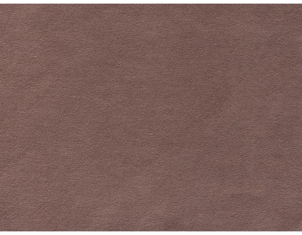 Svetloružová zamatová rozkladacia rohová pohovka (ľavý roh) Sweet Harmony – Miuform