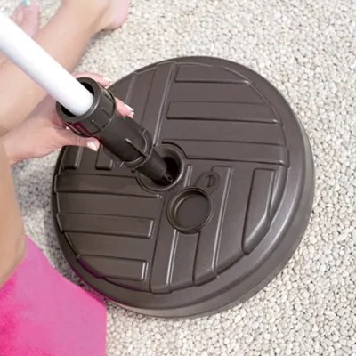Podstavec pod slnečník, priemer 39 cm, hnedá