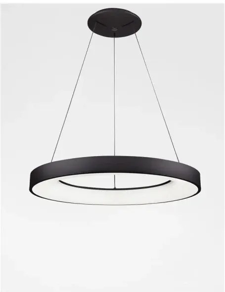 LED luster Rando Smart 60 čierne