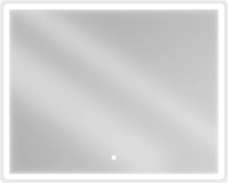 Mexen Navia, LED kúpeľňové zrkadlo s podsvietením 100 x 80 cm, 6000K, ochrana proti zahmlievaniu, 9803-100-080-611-00