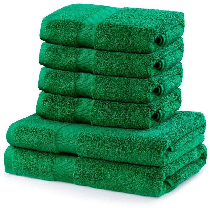 Sada froté uterákov a osušiek MARINA zelená 6 ks