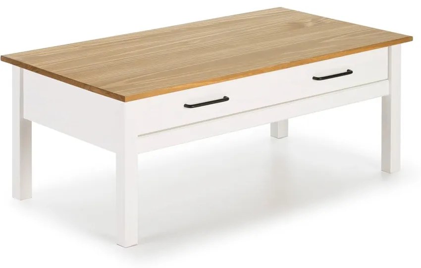 Biely drevený konferenčný stolík Marckeric Miranda