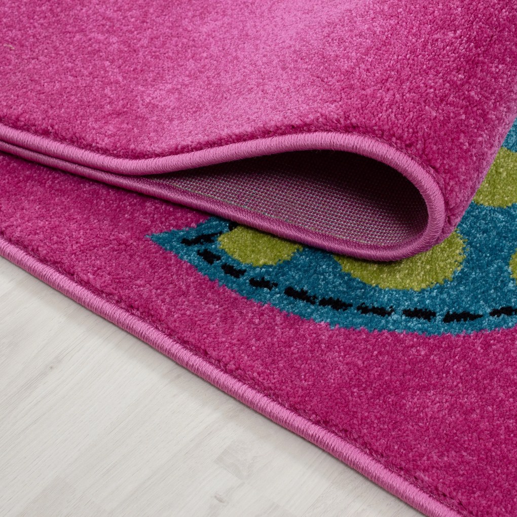 Ayyildiz, Kusový koberec Kids 420 lila, 80x150, fialová, detská izba