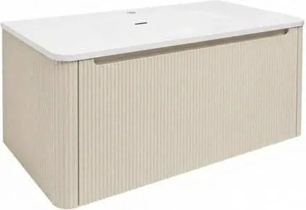 Kúpeľňová skrinka s umývadlom Naturel Austen 99x47,5x45 cm clear brown mat AUSTEN100CB