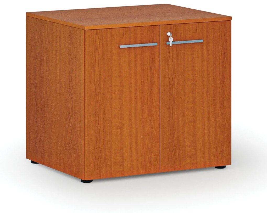 Kancelárska skriňa s dverami PRIMO WOOD, 735 x 800 x 640 mm, čerešňa