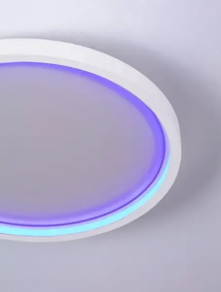 Moderné stropné svietidlo Chet RGB 39 s diaľkovým ovládaním