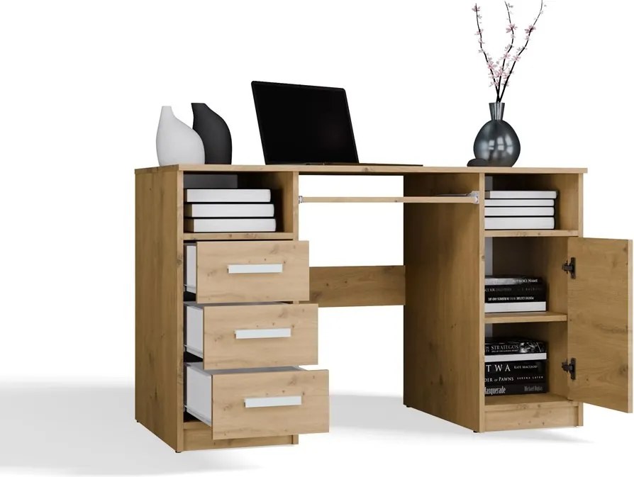 Písací stôl DELTA 120 cm dub artisan
