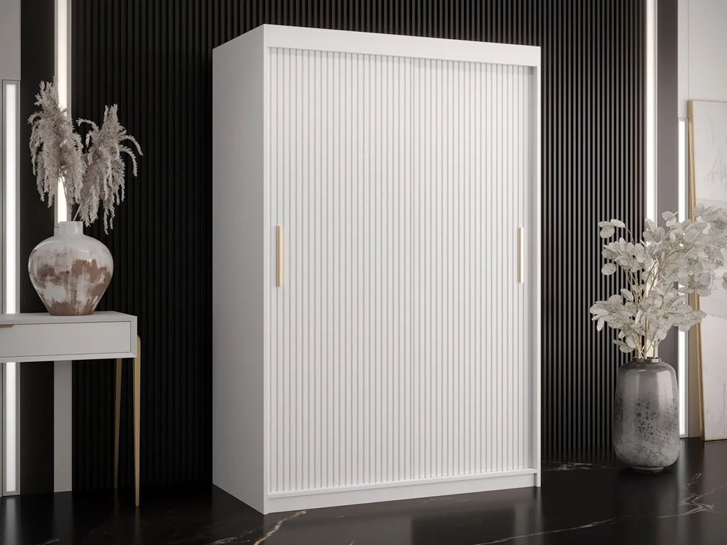 Šatníková skriňa Towiro Slim 1 120, Farby: čierna