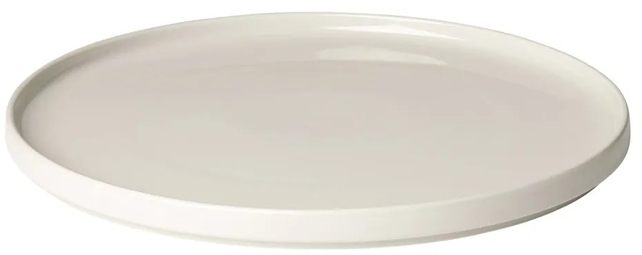 Biely keramický servírovací tanier Blomus Pilar