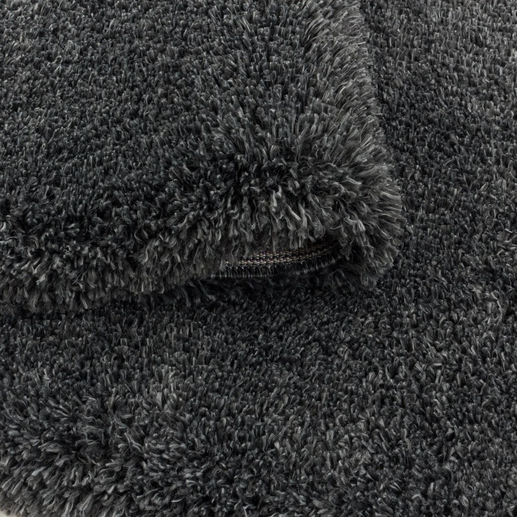Ayyildiz Kusový koberec FLUFFY 3500, Sivá Rozmer koberca: 80 x 250 cm