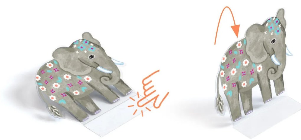 Kreatívna súprava so zdvíhacími samolepkami – 3D scény – zvieratá