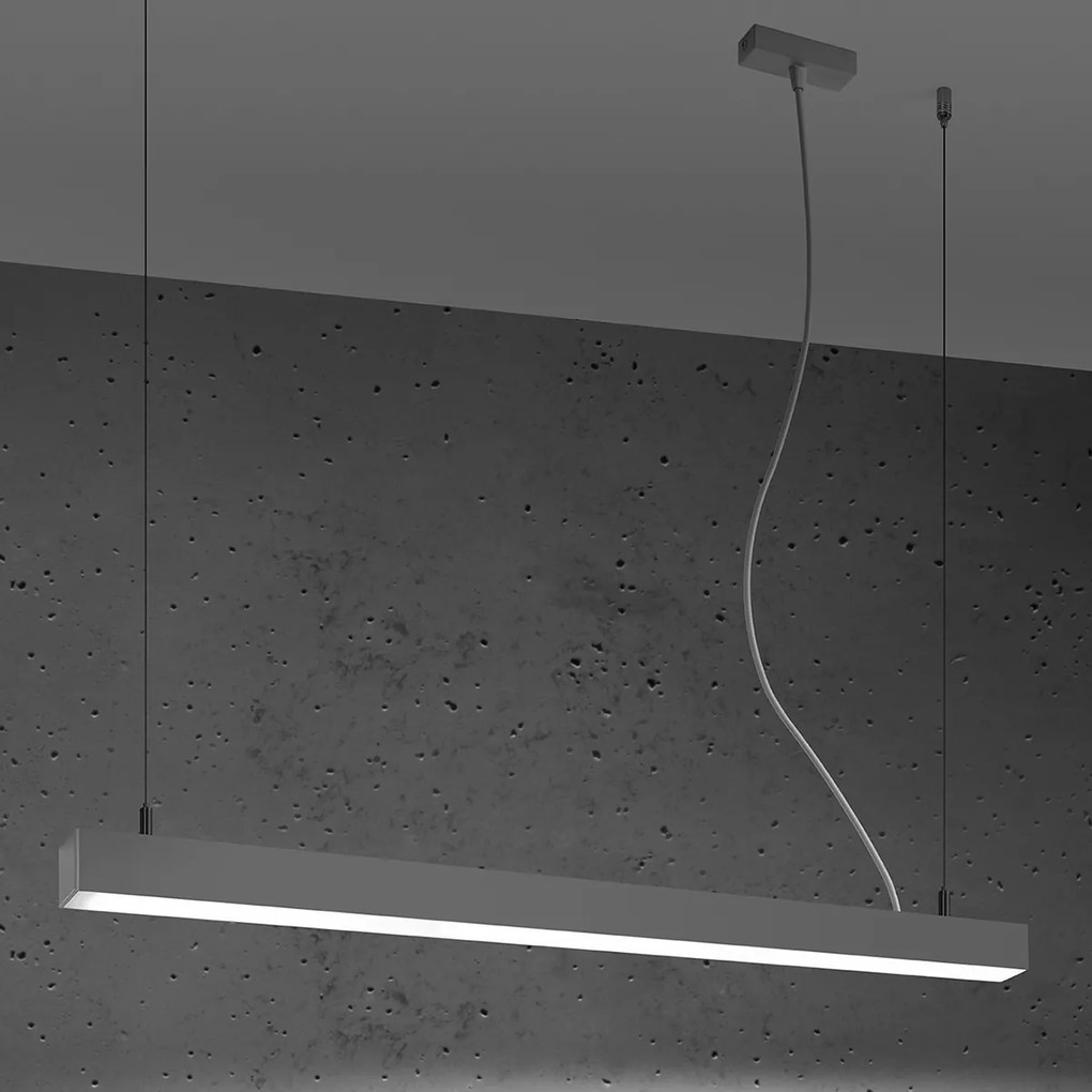 Závesné LED svietidlo Pinne 90, 1x LED 25w, 3000k, s