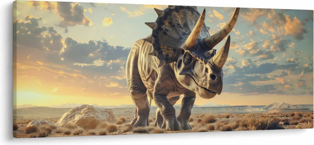 Obraz - Triceratops (120x50 cm)