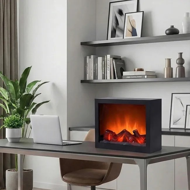 LED dekorácia v tvare krbu