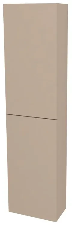 Mereo, Mereo Aira, kúpeľňová skrinka 170 cm vysoká, pravé otváranie, Multidecor, Šedý kameň, MER-CN794PNSEKA