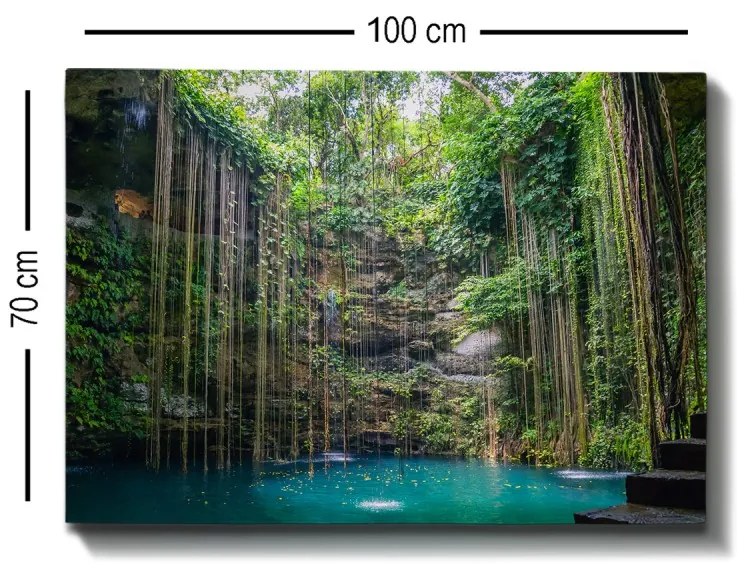 Obraz vodopády 70 x 100 cm