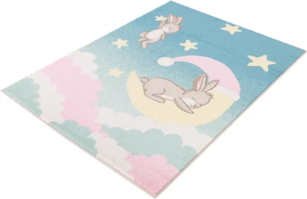 Koberec Agnella Funky Top Sweet Dreams modrý