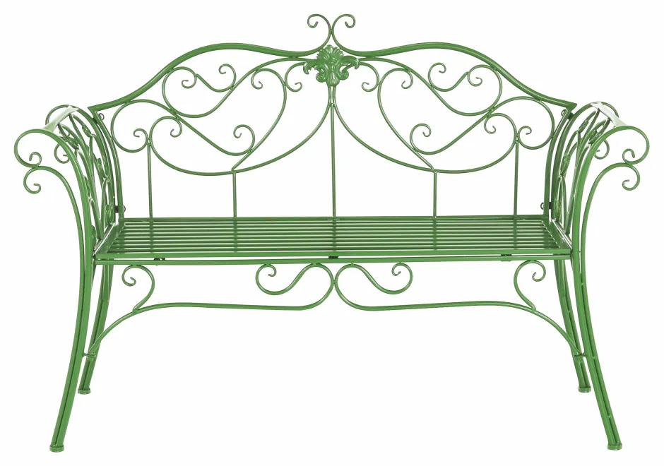 Kondela Záhradná lavička, zelená, ETELIA