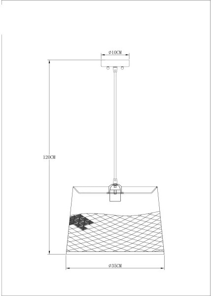 Globo 15315S - Luster na lanku BECCA 1xE27/60W/230V
