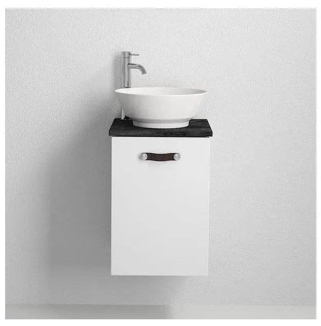 Kúpeľňová skrinka s umývadlom TAARNHOLM biela