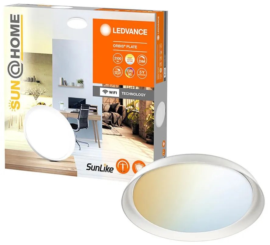 Ledvance -LED Stmievateľné svietidlo SUN@HOME LED/26W/230V 2200-5000K CRI 95 Wi-Fi