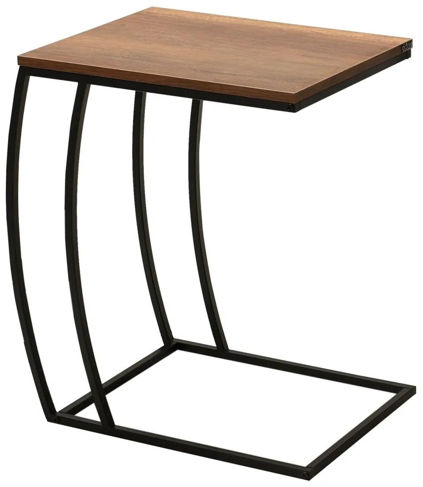Adore Furniture Odkladací stolík 65x35 cm hnedá AD0153
