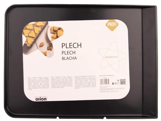 Plech na pečenie s nepriľnavým povrchom 44,5 x 32,5 cm