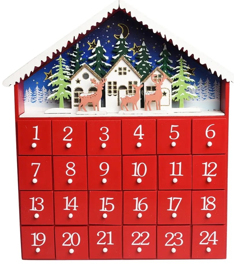 Adventný kalendár Red House LED – Rex London